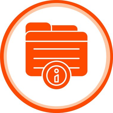 Bilgi simge vektör çizim