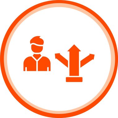 yön ikonu vektör illüstrasyonu