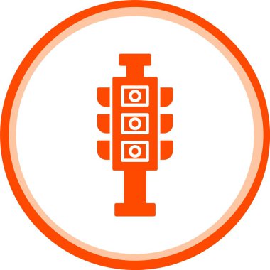 Benzersiz gaz tankı vektör simgesi