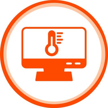 Vektör Laptop Simgesi, vektör illüstrasyonu