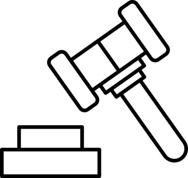 Çekiç ikonu vektör illüstrasyonu