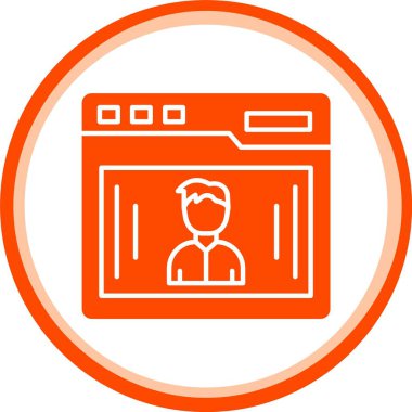 seo modern simgesinin vektör illüstrasyonu