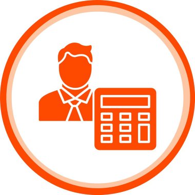 İnsan simgesinin vektör illüstrasyonu