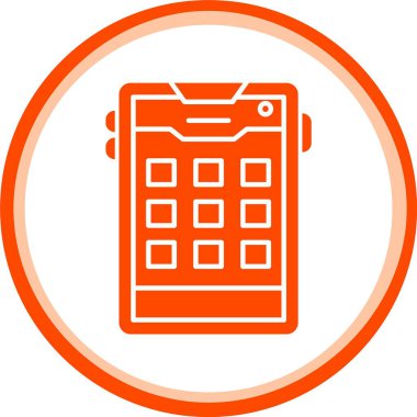 Takvim simgesi, vektör çizimi