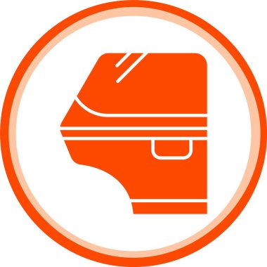 Eşsiz Cüzdan Vektör Kabartma Simgesi