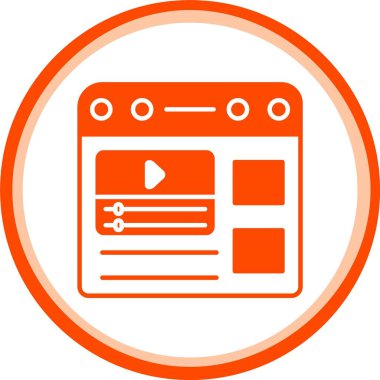 vektör Müzik player simgesi