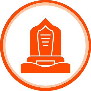 Benzersiz cami vektör simgesi