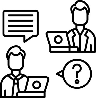 Müşteri hizmetleri simgesi