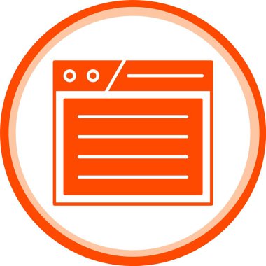 Seo simgesinin vektör illüstrasyonu