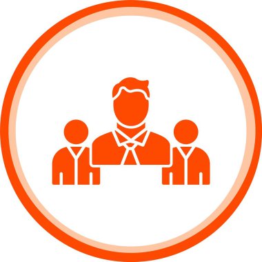 iş simgesi, basit vektör illüstrasyonu