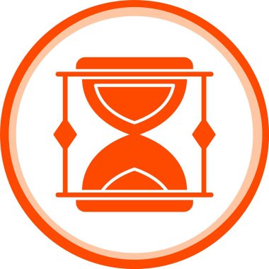 vektör kum saati simgesi illüstrasyonu