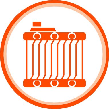 Benzersiz tank vektör simgesi