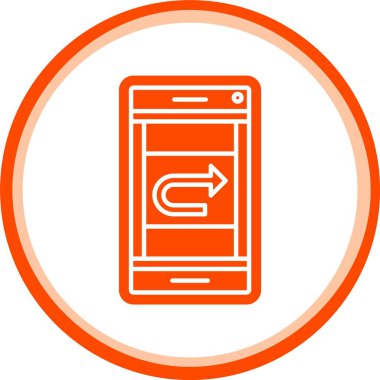 Vektör telefon simgesi illüstrasyonu