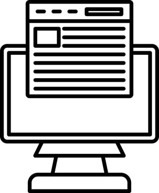 dizüstü bilgisayar web sayfası simgesi