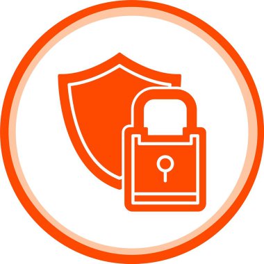 güzel güvenli vektör simgesi