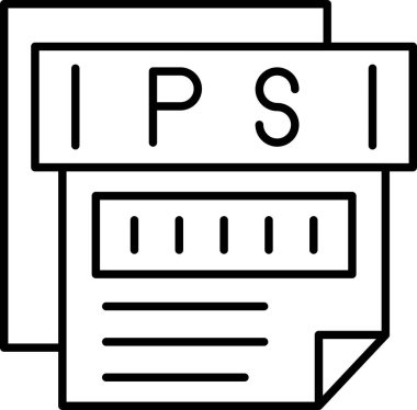 dosya adı simgesi vektör illüstrasyonu