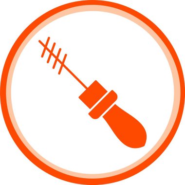 Bir tornavida simgesinin vektör çizimi