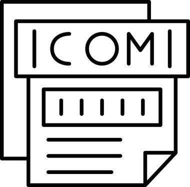 Modern simgenin vektör illüstrasyonu