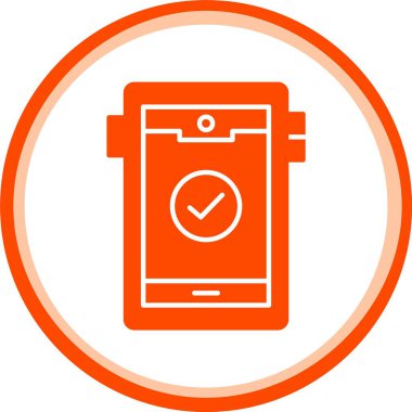 güzel pil vektör çizgisi simgesi