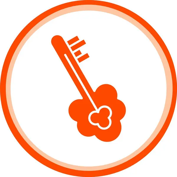 güzel aşk anahtarı vektör çizgisi simgesi