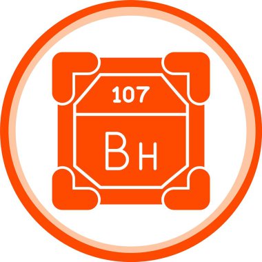 Eşsiz Kimyasal Yapı Vektörü Şekil Simgesi