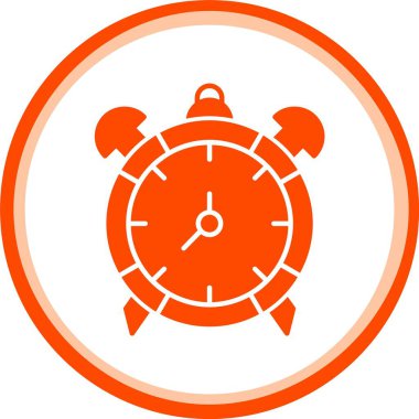 Saat simgesi, vektör illüstrasyonu