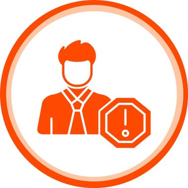 Basit vektör simgesi, insanların soyut çizimi