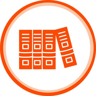 Kitap simgesinin vektör illüstrasyonu