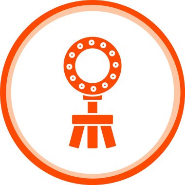 Güzel Çin feneri kabartma vektör simgesi