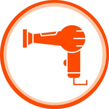 Benzersiz yangın söndürücü vektör simgesi