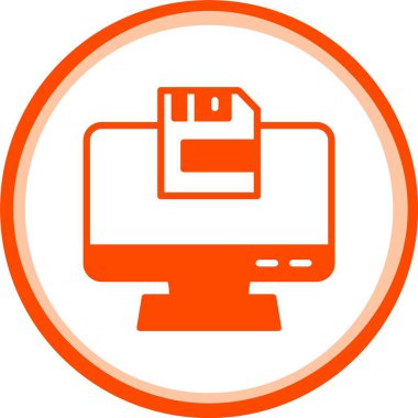 bilgisayar simgesi vektör illüstrasyonu