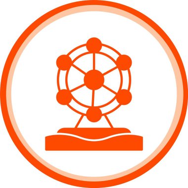 Eşsiz Fan Vektörü Kabartma Simgesi