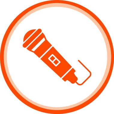 vektör el feneri simgesi, vektör illüstrasyonu