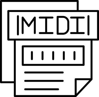 dosya biçimi simgesi, vektör illüstrasyonu