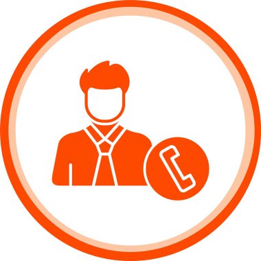 Bir insan simgesinin vektör illüstrasyonu