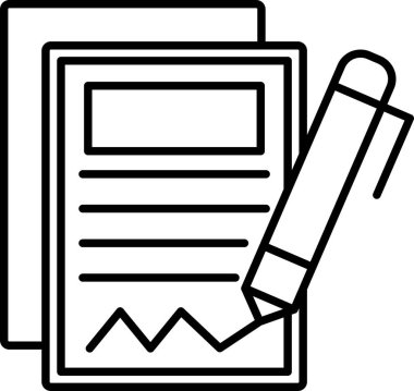 işletme kağıt simgesi