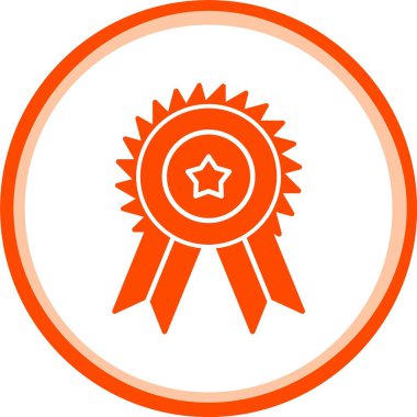 güzel rozet sembolü vektör simgesi