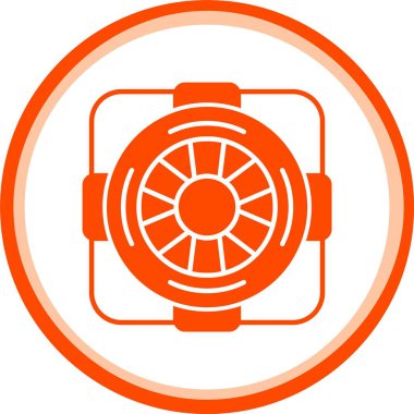 Fan simge, basit tarzı