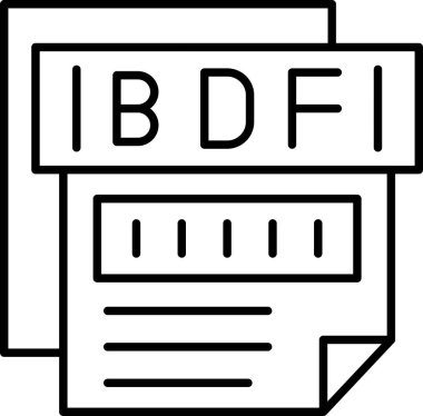 dosya biçimi simgesi, vektör illüstrasyonu