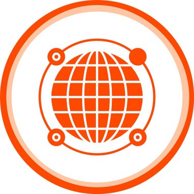 Eşsiz Küre Vektör Satırı Simgesi