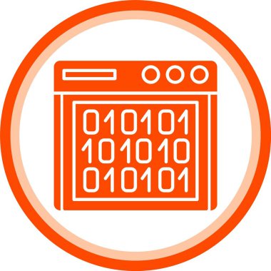 dijital işlemci simgesi. Beyaz arkaplanda izole edilmiş web tasarımı için dijital işlemci vektör simgesi