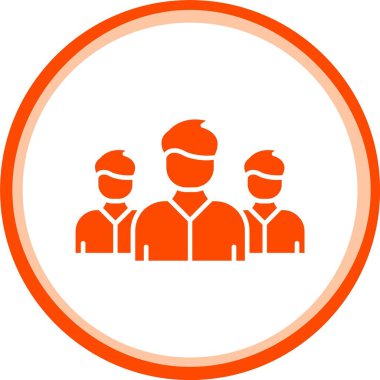 insanlar grup simgesi turuncusu