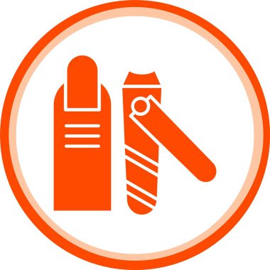 Eşsiz fermuar vektör simgesi