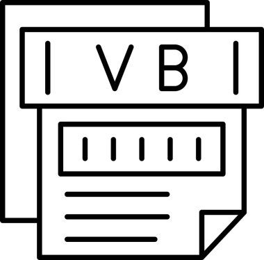 Dosya simgesinin vektör illüstrasyonu