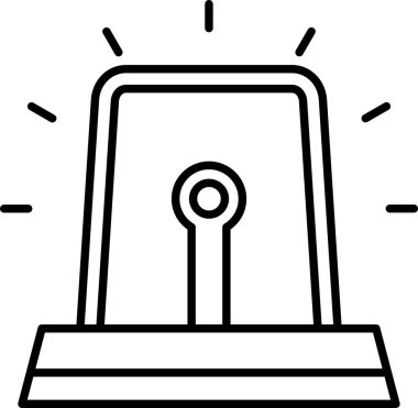 Uyarı ışığı simgesi ana hat biçiminde