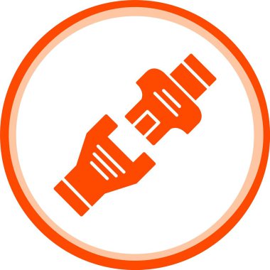 Benzersiz dolgu vektörü simgesi