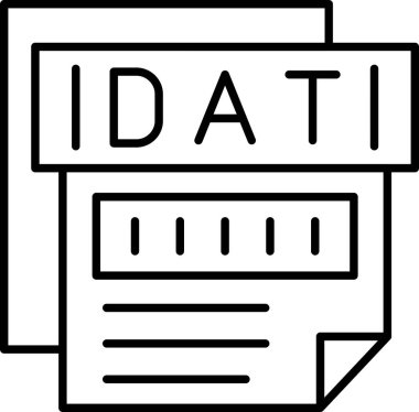 dosya biçimi vektör illüstrasyonuName