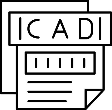 kitap dosya simgesi, vektör illüstrasyonu