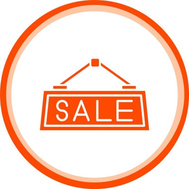 satış metni, satış, satış simgesi, vektör illüstrasyonu