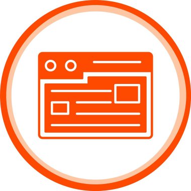 vektör lcd simgesi illüstrasyonu